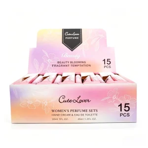 High Quality Luxurious Travel Size 35ml Floral Perfume 30ml Body Lotion Mist Set for Women’s Long Lasting Daily Use