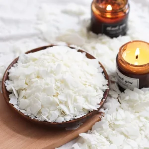 High Quality Natural Soy Wax Chips Soybean Oil Bulk Yellow Light DIY Scented Candles 52-54 Melting Point 20/25kg Carton