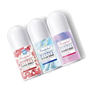High Quality Skin Care Natural Ocean Sweet Flower Smell Deodorant Stick Antiperspirant Roller