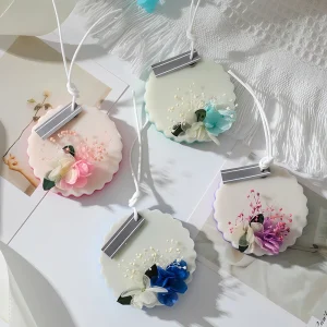 High Quality Two-Tone Eternal Flower Scented Tablet Fragrant Odor-Retarding Air Freshener for Closet Drawers Sachets