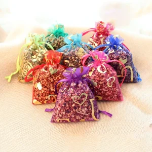 High Quality Wardrobe Fragrance and Odor Removal Dried Flower Mesh Bag Grain Fragrance Herbal Fragrance Bag