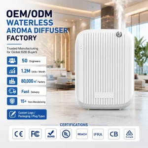 High Quality Waterless Nebulizing Aroma Diffuser Machine for Hotel Scenting Business Corridor Elevator