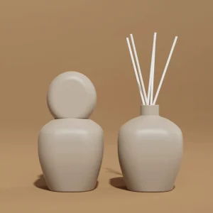 High-Temperature-Fired Non-Slip Waterproof Ceramic Aromatherapy Diffuser Jars for Hotel Use