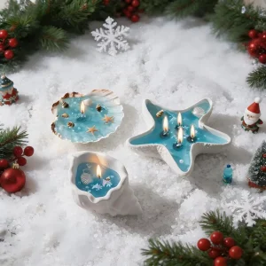 High-appearance-value Natural Shell Scented Candle Romantic Atmosphere Creative Home Decoration Niche Birthday Gift