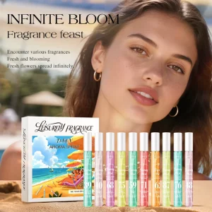 High quality Women’s Perfume Gift Set 10ml Long lasting Fragrance Natural Floral Scent Alcohol free