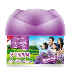 Home Bathroom Car Hotel Gel Air Freshener 100g Lavender Fragrance Solid Perfume Rose Shape Odor Eliminator ODM OEM