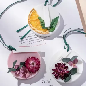 Home Custom Dried Flower Car Fragrance Scented Handmade Wax Melts Tablet