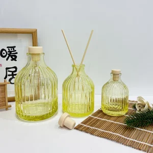 Home Decor 150ML 350ML 700ML Essential Oil Diffuser Glass Bottles Luxury Fragrance Aroma Reed Diffuser With Fiber Stick
