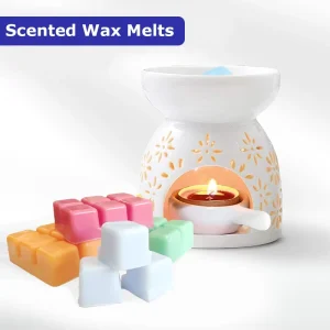Home Decor Aroma Fragrance Candle Supplies 6 Cell Clam Shell Packaging Scented Paraffin Soy Wax Cubes Blocks