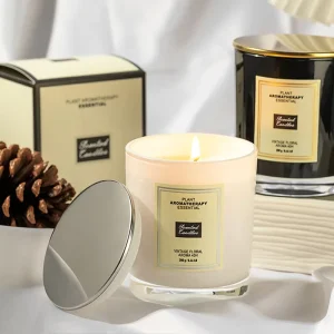 Home Decor Luxury Gardenia Soy Wax Aromatherapy Candles Custom Labels Scented Candles