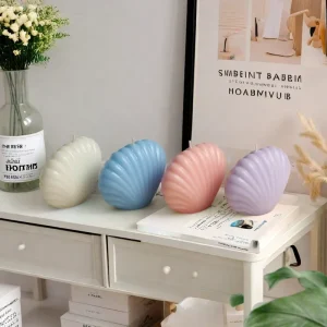 Home Decor Paraffin Wax Shell Shaped Scented Candles Luxury Wedding Gift Soy Wax Scented Candles