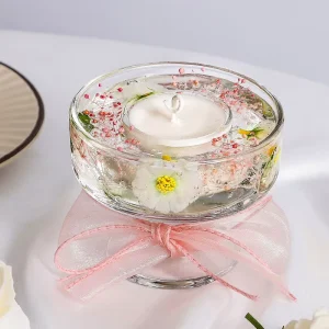 Home Decoration Jelly Candle Gift Clear Fragrance Gel Wax Candles Glass Cup Aromatherapy Private Label Scented Candles