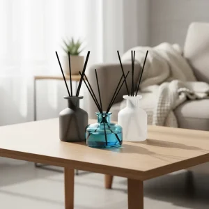 Home Decorative Empty Perfume Bottle 150ml 200ml White or Black Glass Reed Diffuser Bottle