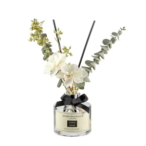 Home Fragrance 120ml Fireless Bouquet Flower Arrangement Arnaments Indoor Natural Reed Diffuser