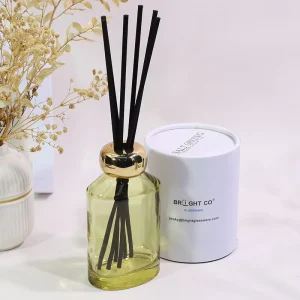 Home Fragrance 250ml Eco friendly Air Freshener Flameless Aromatherapy Essential Oil Reed Diffuser Bottle with Box