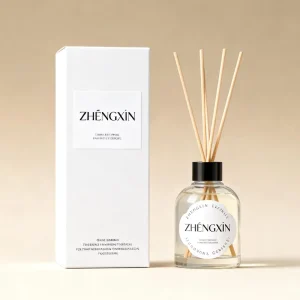 Home Fragrance Aroma Fireless Essential Oil 100ml Empty Glass Reed Diffuser Bottle with Box for Home Use