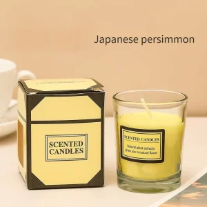 Home Fragrance Aroma Glass Jar Soy Wax Private Label Organic Scented Candles Gift Sets Decorative Perfume Candles