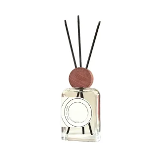 Home Fragrance Flat Glass Reed Diffuser Bottle 120ml 200ml 250ml 350ml 1000ml with Boxed Packaging