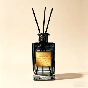 Home Fragrance Reed Diffuser Vendor Customized Custom LOGO New Design Glass Bottle Stick Room Aroma Diffuser Gift