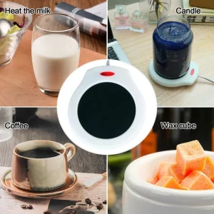 Hot Plate Wax Melt burner Electric Candle Jar Warmer for Aromatherapy Home Use Coffee Mug Cup Gravy Boat Warmer