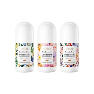 Hot Selling OEM Custom Antiperspirant SADOER Orchid Wind Chime Portable Roll On Deodorant Fresh Elegant Deodorant