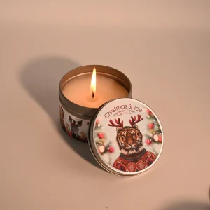 Hot selling Christmas Scented Candle Jar Customizable Fragrance Bulk Creative Handmade Aromatherapy Candle