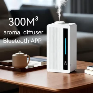 Hotel Commercial Electric APP Controls the Wall mounted Aroma Diffuser 120ml Water free Dual flow Automatic Atomizer