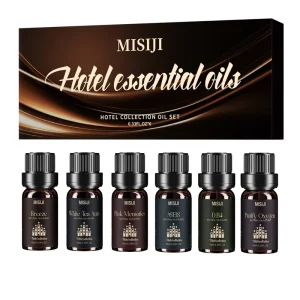 Hotel Fragrance Oil Set Cedar Grapefruit Tea Tree Lavender Essential Oils 100% Pure Eco-Friendly