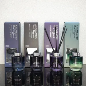 Hotel Home Fragrance Essential Oil 150ml Purple Aromatherapy Diffuser Oil with Custom Package