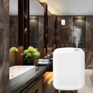 Hotel Waterless Fragrance Nebulizer Wireless Electric Battery Operated Aroma Scent Diffuser Machine for Business Toilets