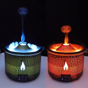Household Aroma Fragrance Diffuser with Flame Effect 1 Year Warranty