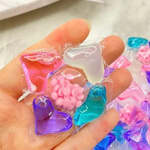 Hypoallergenic 4 in 1 Laundry Washing Capsule Pods Fragrance Laundry Gel Beads
