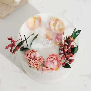 In stock Bohemian style Dried flower Scented Candleshandmade Aromatherapy Gifts Souvenirs Cylindrical Soybean Blended Candles