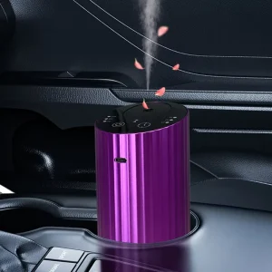 Innovative Electric Waterless Aromatherapy Essential Oil Diffusers Car Aroma Diffuser OEM 5V Aluminum Alloy PP