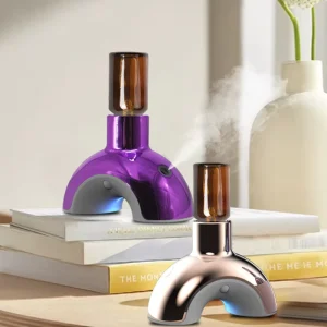 Inverted Creative High end Waterless Aromatherapy Infrared Motion Detection Smart Home Portable Essential Oil Aroma Diffuser