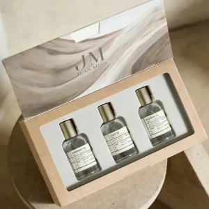 JEAN MISS Laboratory No. 33 Fragrance Set Sandalwood Black Tea Perfume Woody Flower Fruity Fresh Daily Elegant Body Spray 3 X