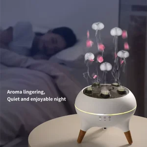 Jellyfish Essential Oil Diffuser Humidifier, Plastic, Over 200ml, USB Powered