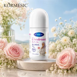 KORMESIC 50ml Deodorant Antiperspirant Roll On Floral Veil Body Organic Natural Roll On Private Label Antiperspirant