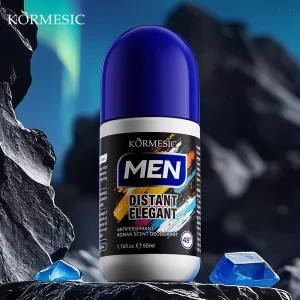 KORMESIC 50ml Fragrance Roll On ANTIPERSPIRANT ROMAN SCENT Men Body Organic Natural Underarm Roll On Deodorant for Men