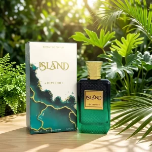 Kashmir Island Mixed Scent Men’s Perfume 100ml, Dubai Style Fruity & Arabian Woody Fragrance