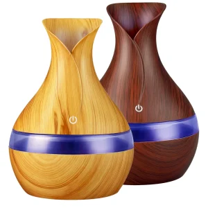 LED Aroma Diffuser with Essential Oils, Ultrasonic Aromatherapy Diffuser and USB Cool Air Humidifier