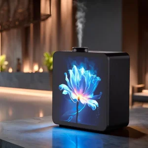 LED Light Box Professional Electric Hotel Commercial Aroma Diffuser Screen Advertising Essential Oil Waterless Diffuser