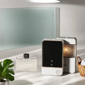 LED Light Portable Plastic Ultrasonic Aromatherapy Diffuser 1800mAh Long-Lasting Battery 7 Modes Waterless Hotel Household Use