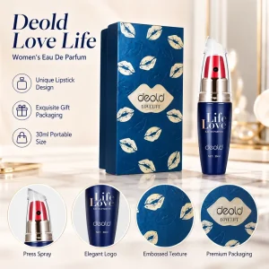 LOVE LIFE WOMEN’S EAU DE PARFUM 30ML LIPSTICK SHAPED WOODY FLORAL PERFUME