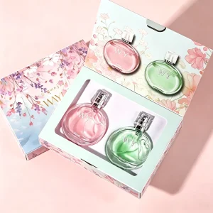Ladies’ Destined Perfume Set Lemon Candy Fragrance and Jasmine Fragrance Gift Box