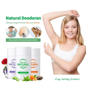 Lakerain Natural Underarm Deodorant Long Lasting Fragrance Refreshing Plant Scent Antiperspirant Cream