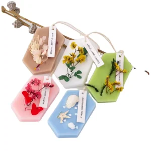 Lambey Melts Tablets Room Air Freshener Scented Wax Tablets Handmade Custom Dried Flower Aromatherapy Wax