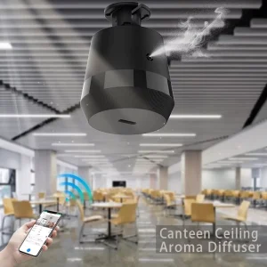 Large Capacity Ceiling Mounted Electric Scent Diffuser App Remote Control Plastic Essential Oil Aroma Diffuser Machine
