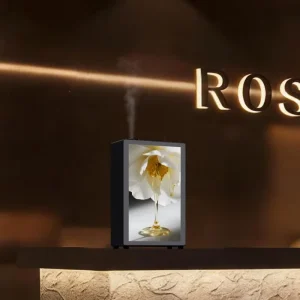 Large Display Commercial Scent Diffuser Device Custom Image Playback Smart Timing Fragrance Wall Aroma Machine for Hotel