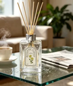 Large Floral Aromatherapy Diffuser Flameless Essential Oil Fragrance Gift Set
